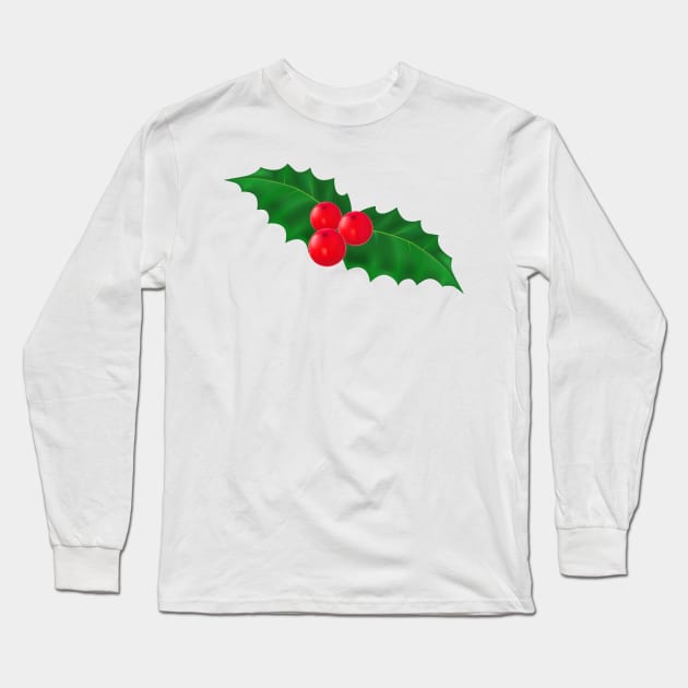 Mistletoe Long Sleeve T-Shirt by Sara Silva